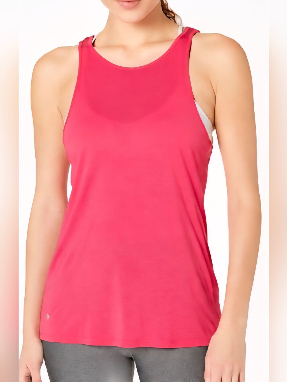 Chase Drape Back Tank by NUX – Pink Ruby, Size L, NWT
